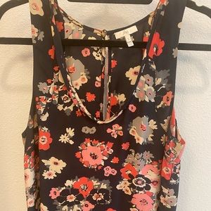 Joie Floral Sleeveless Top